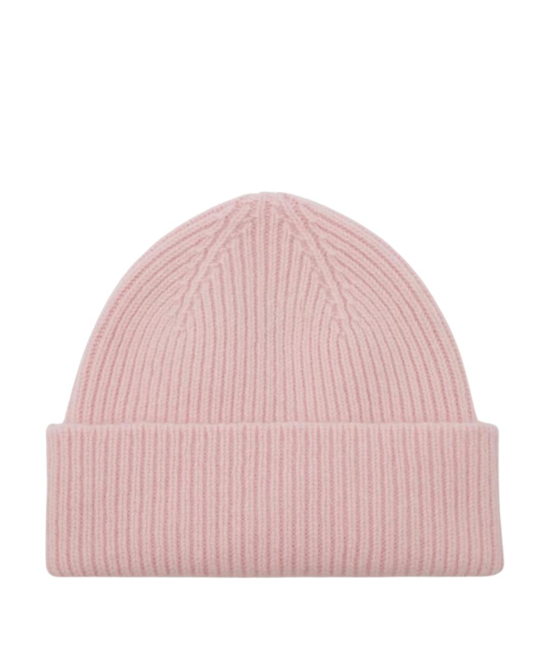 LE BONNET Розовая шерстяная шапка, фото 1