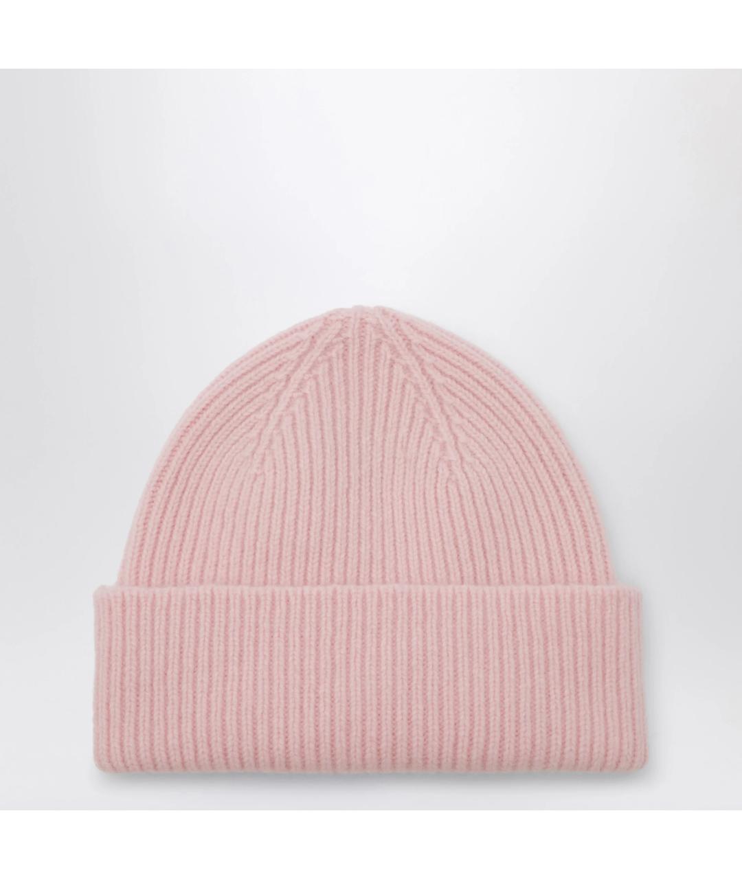 LE BONNET Розовая шерстяная шапка, фото 3