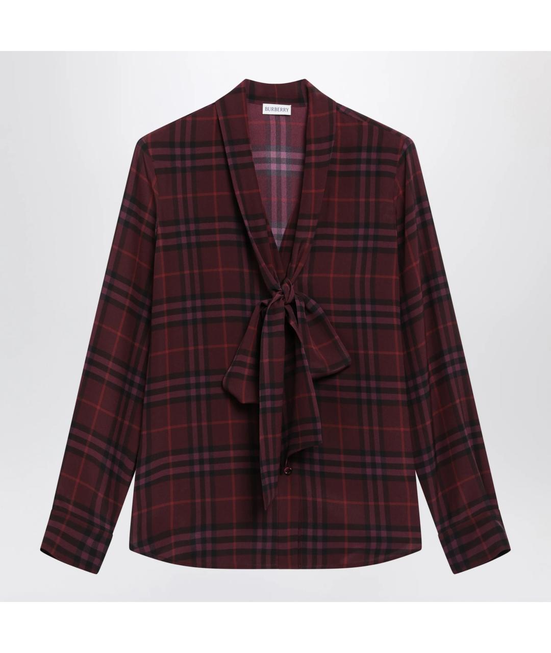 BURBERRY Мульти шелковая блузы, фото 3