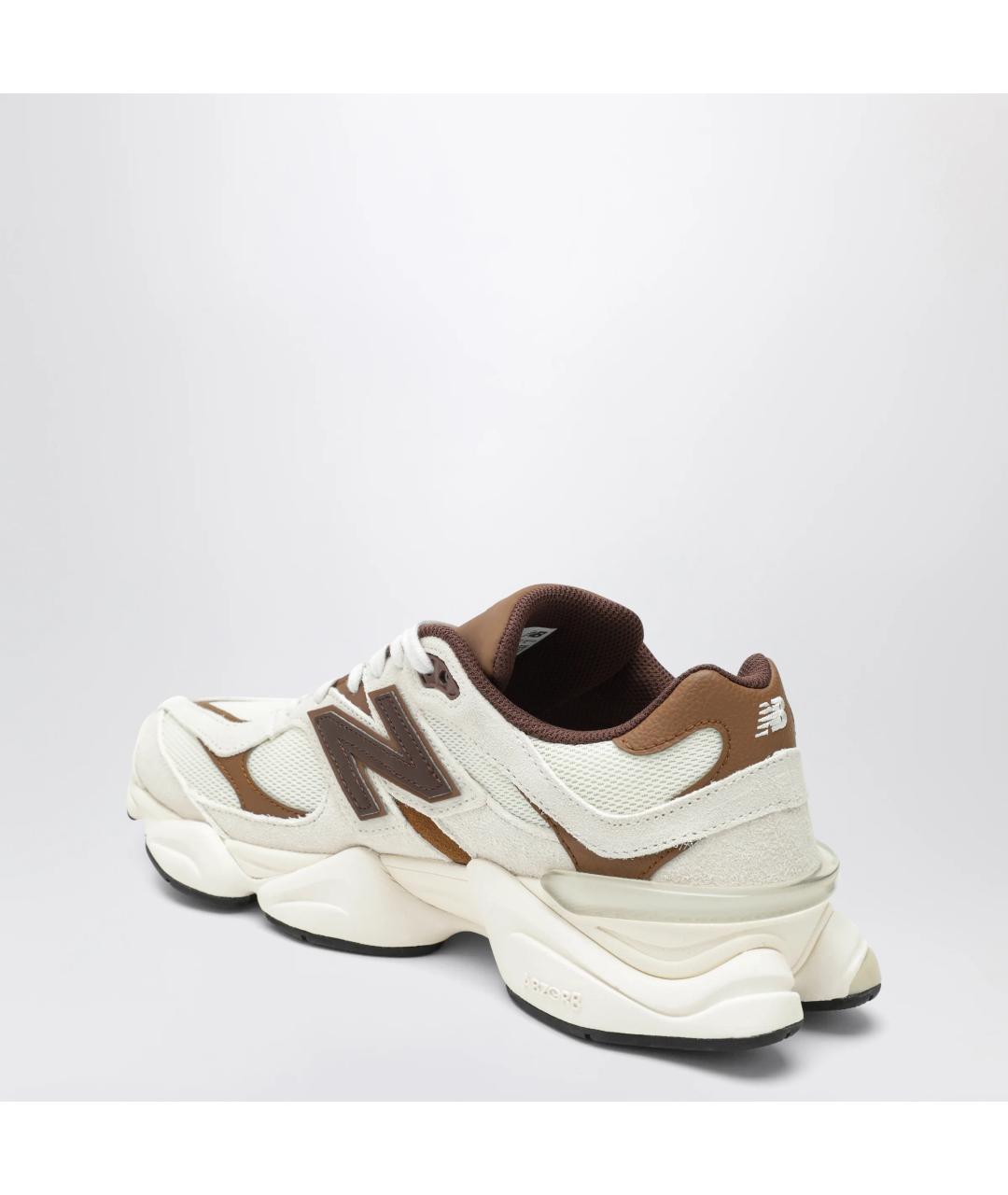 NEW BALANCE Бежевые замшевые низкие кроссовки / кеды, фото 2