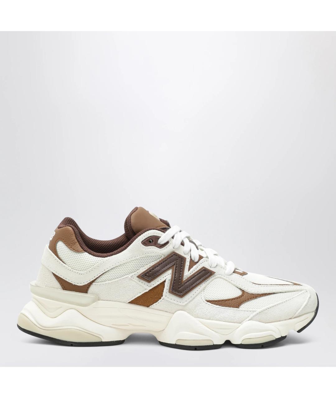 NEW BALANCE Бежевые замшевые низкие кроссовки / кеды, фото 3