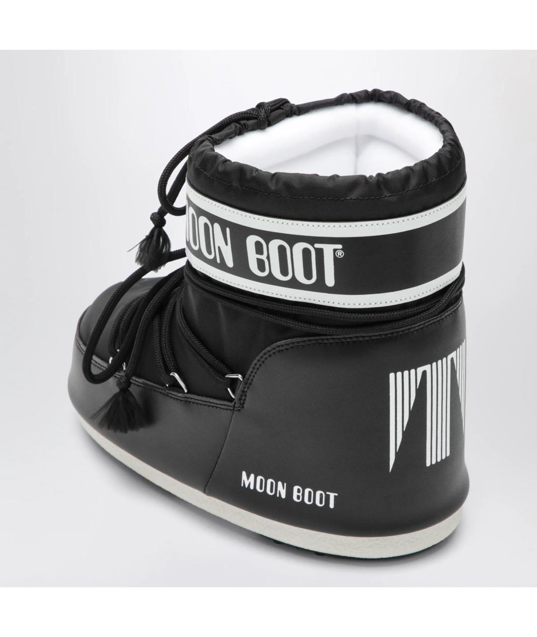 MOON BOOT Черные синтетические сапоги, фото 2