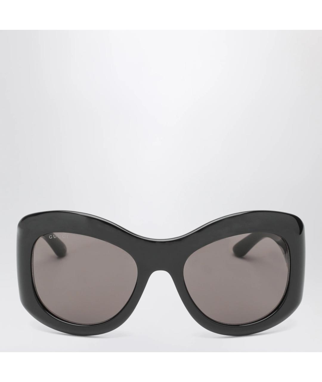 GUCCI Черные пластиковые солнцезащитные очки, фото 3