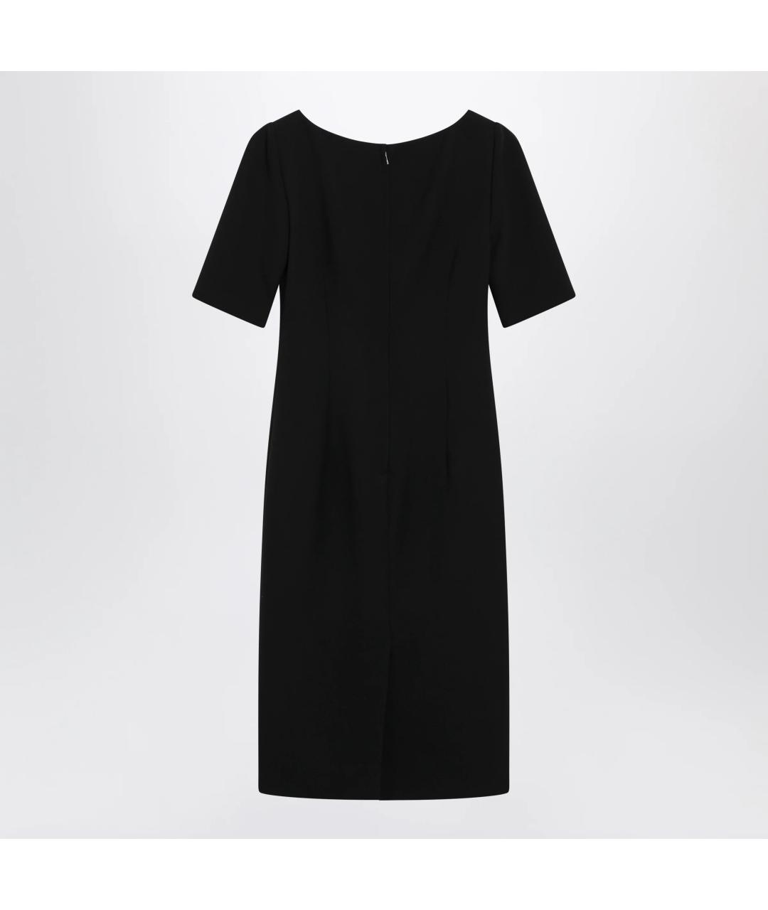 DOLCE&GABBANA Черное шерстяное платье, фото 2