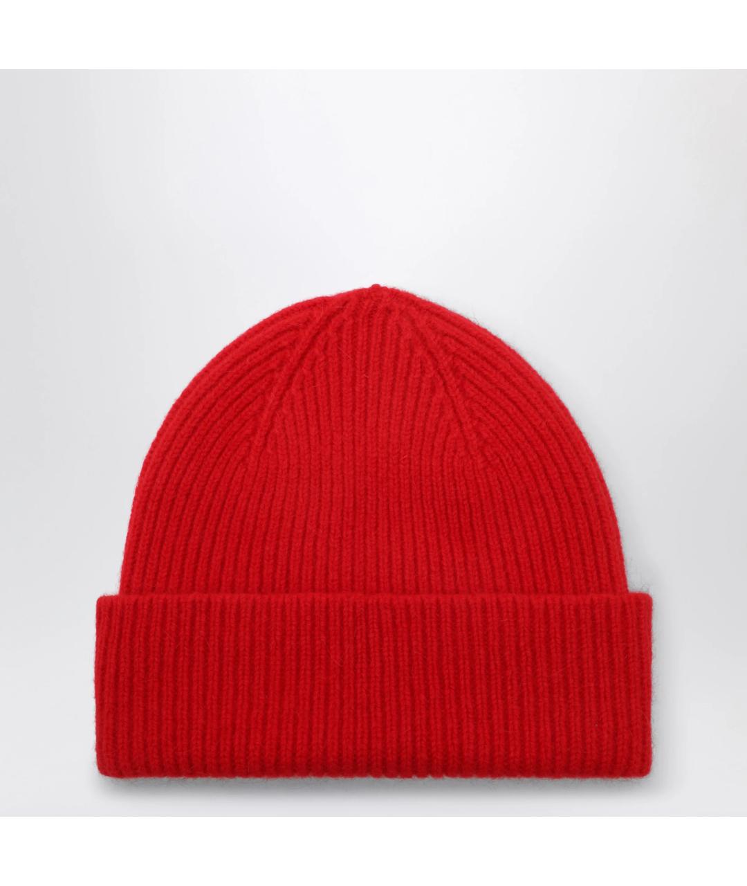 LE BONNET Красная шерстяная шапка, фото 3