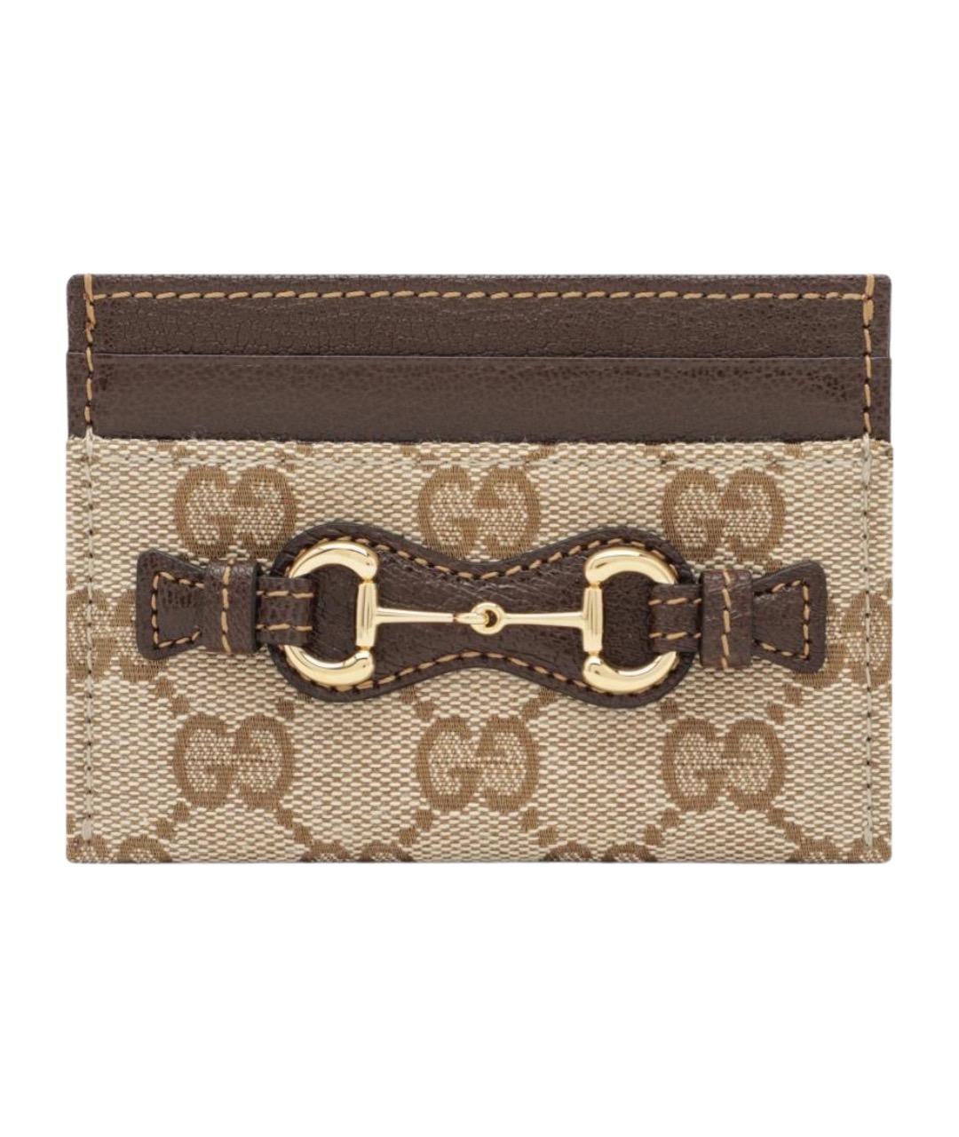 GUCCI Бежевый кардхолдер, фото 1
