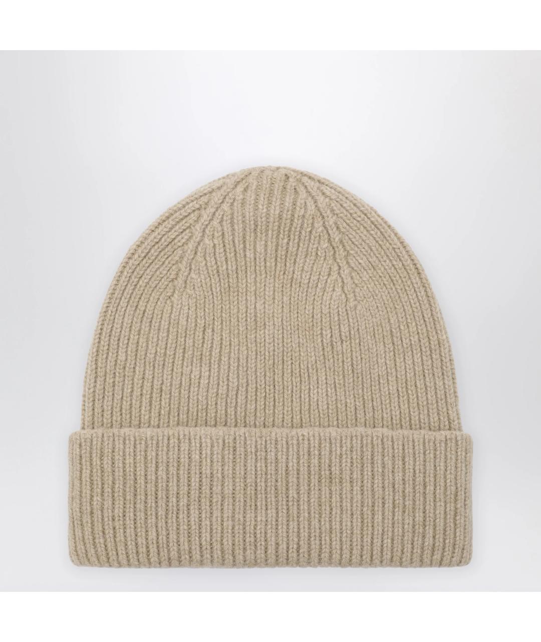 LE BONNET Бежевая шерстяная шапка, фото 3