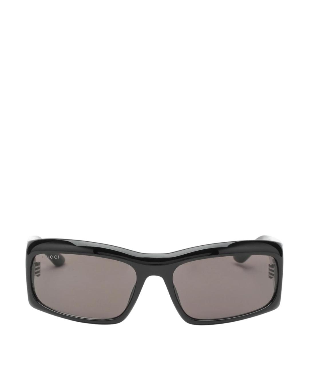 GUCCI Черные пластиковые солнцезащитные очки, фото 1