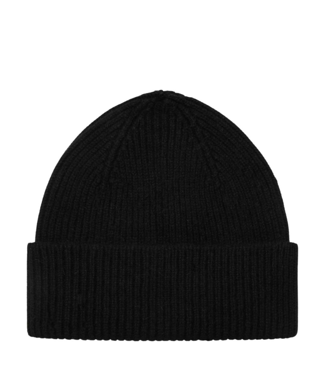 LE BONNET Черная шерстяная шапка, фото 1