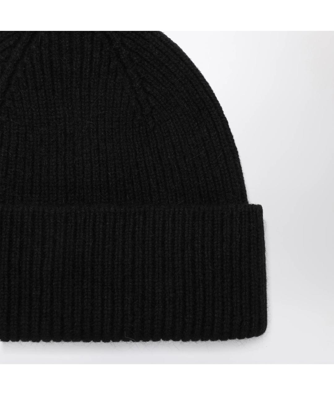 LE BONNET Черная шерстяная шапка, фото 2