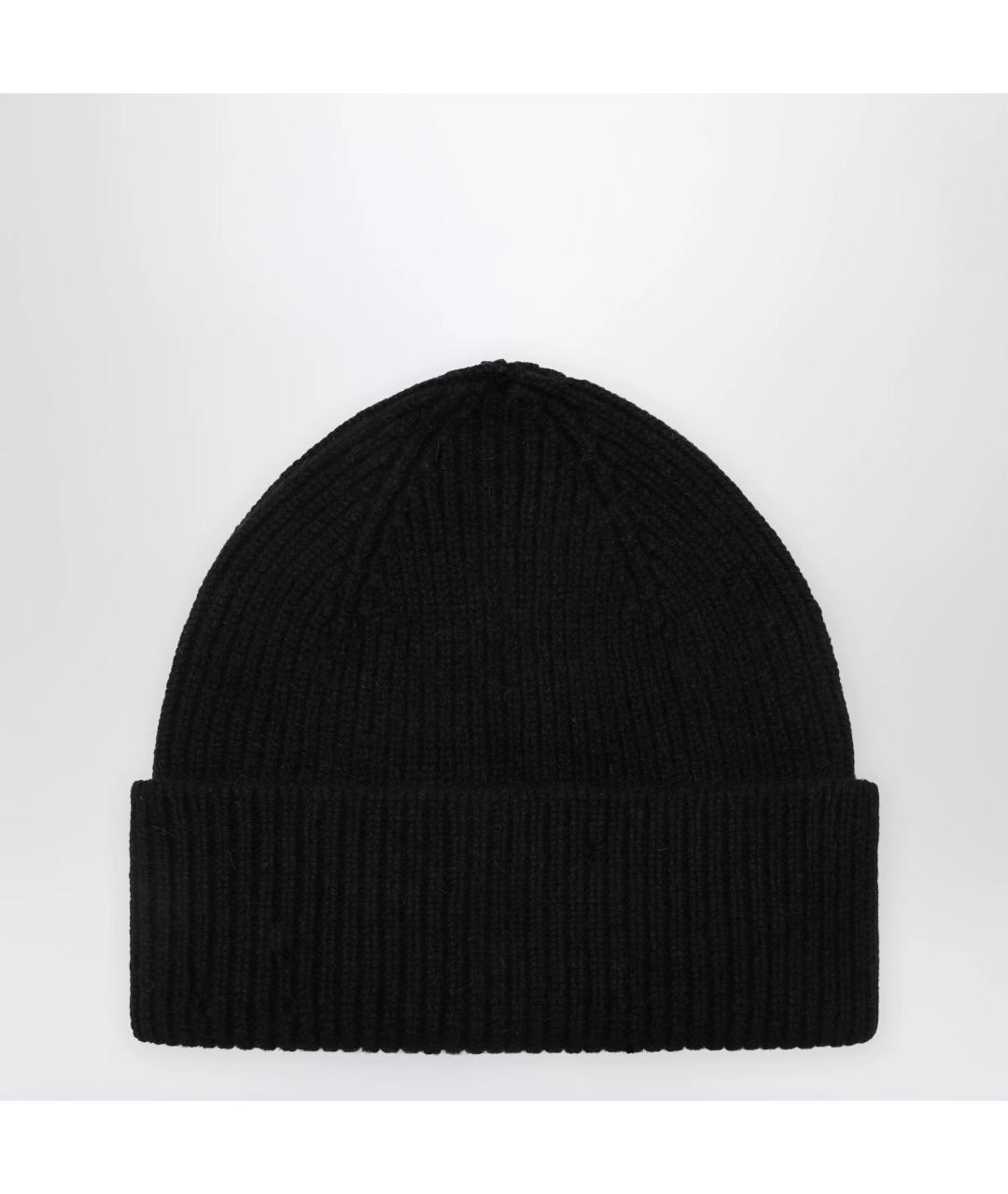 LE BONNET Черная шерстяная шапка, фото 3