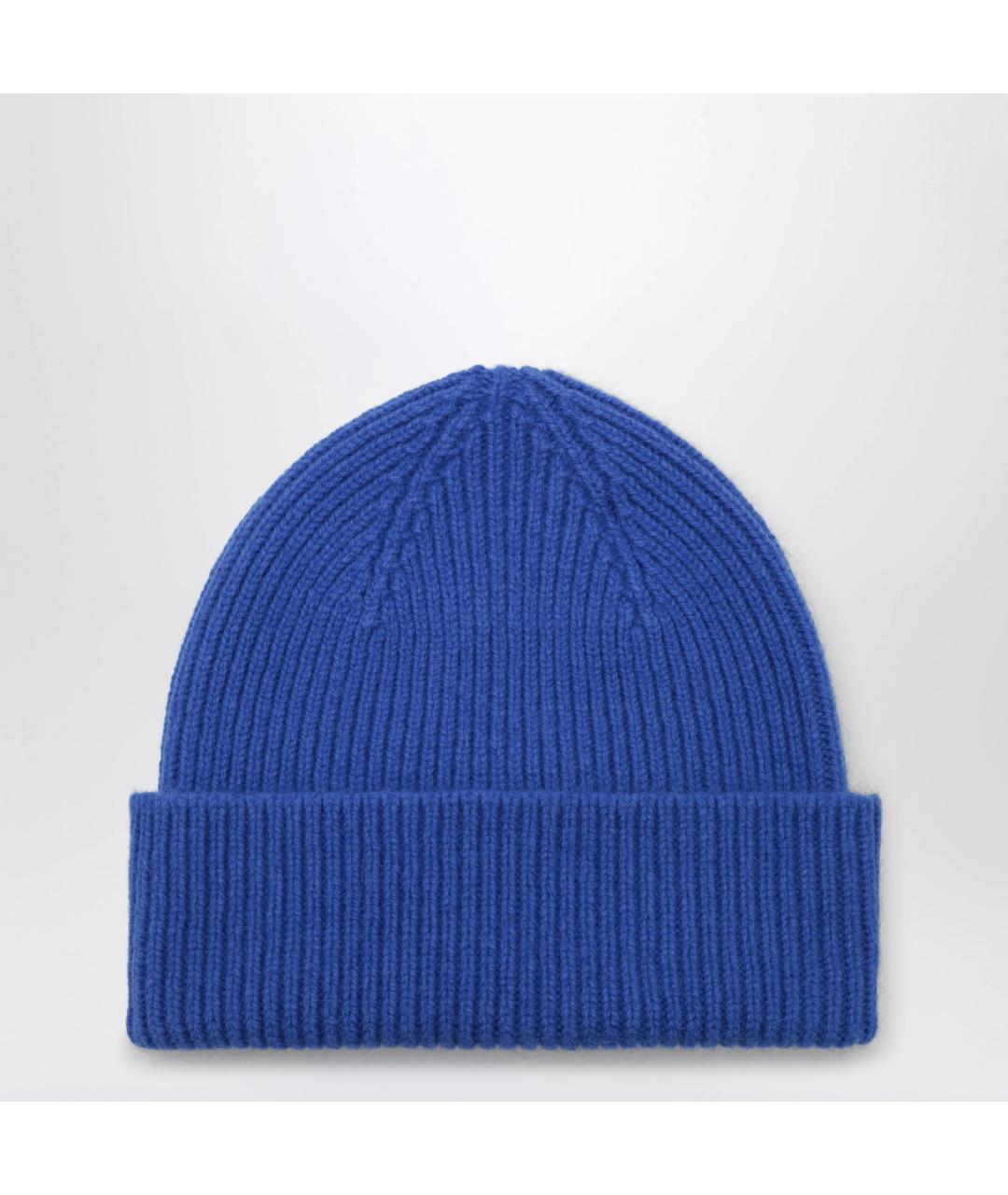 LE BONNET Синяя шерстяная шапка, фото 3
