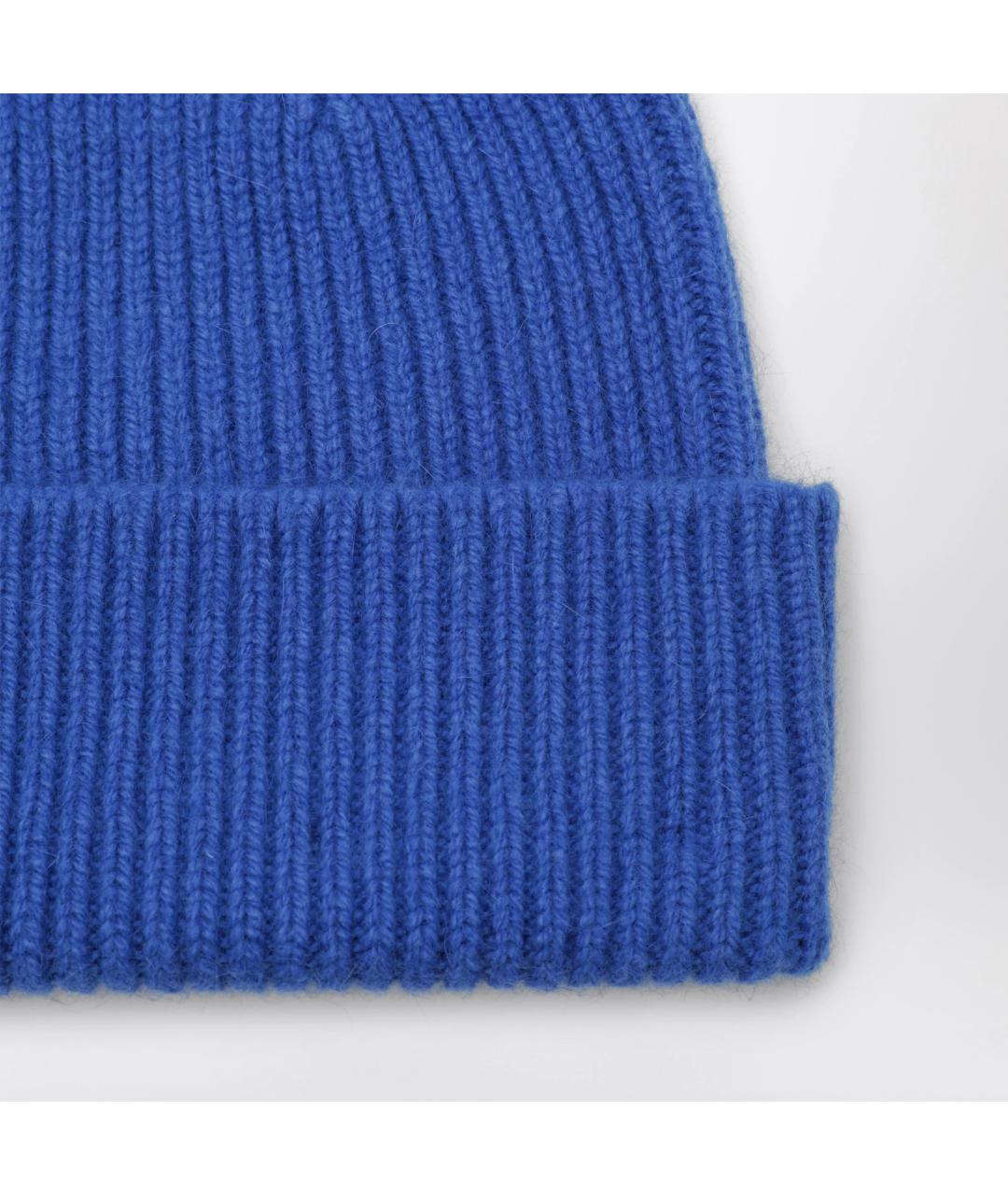 LE BONNET Синяя шерстяная шапка, фото 2