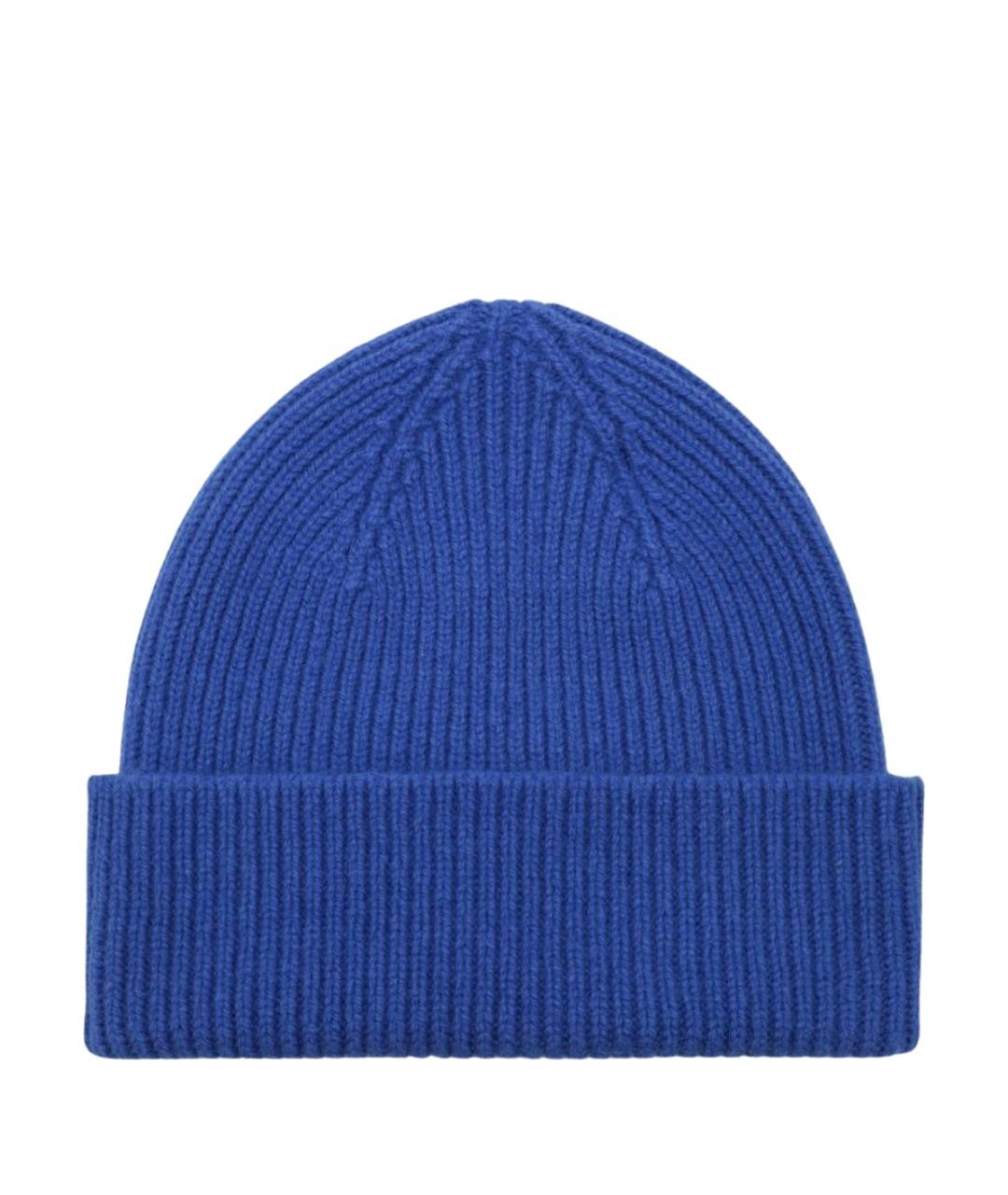LE BONNET Синяя шерстяная шапка, фото 1