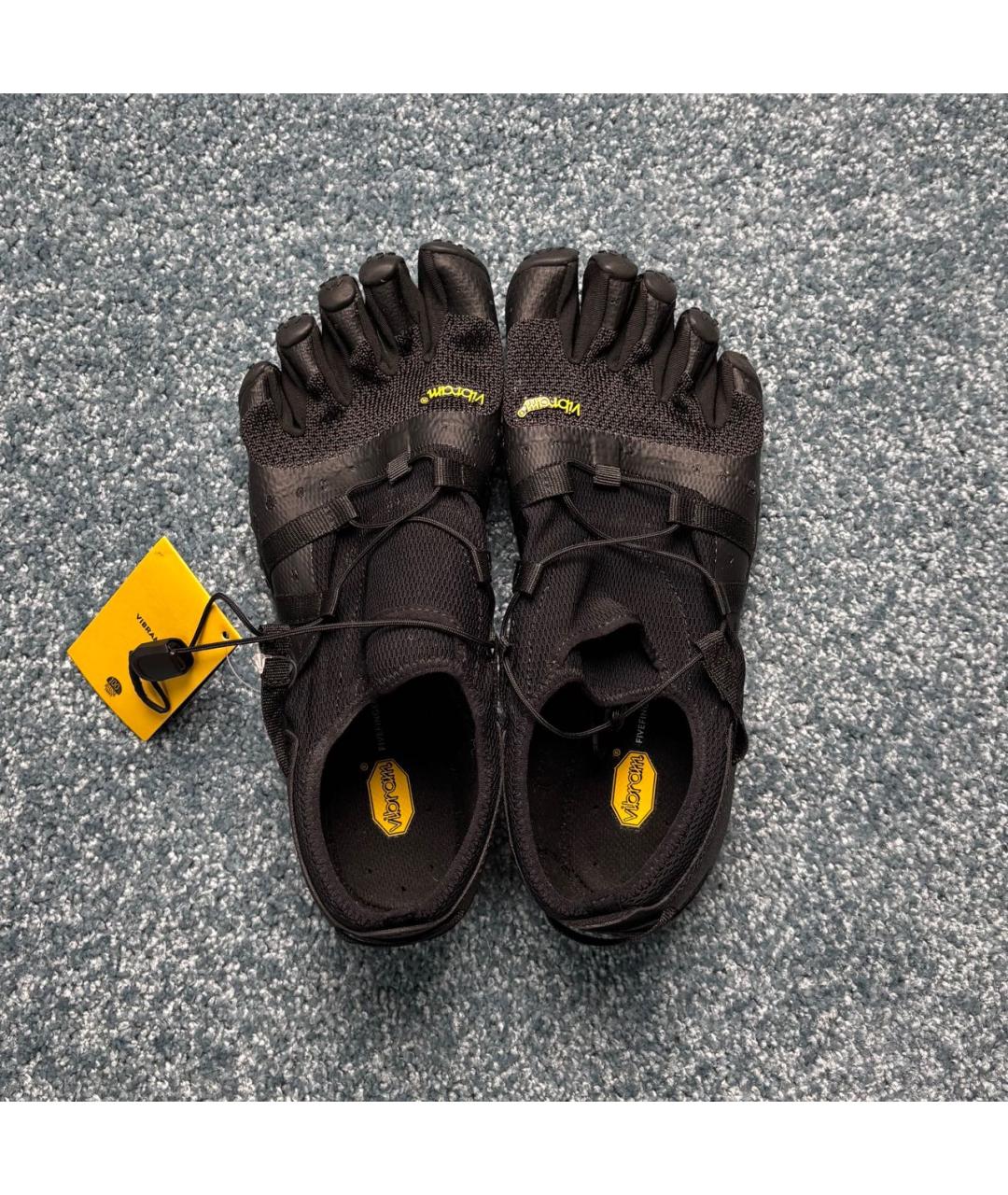 VIBRAM Черные низкие кроссовки / кеды, фото 2