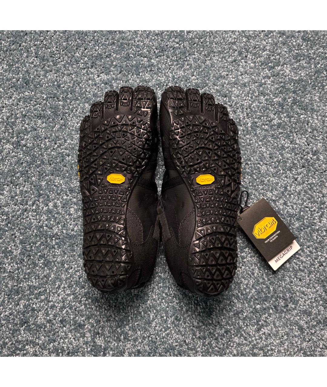 VIBRAM Черные низкие кроссовки / кеды, фото 3