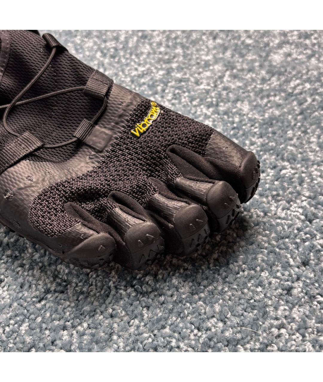 VIBRAM Черные низкие кроссовки / кеды, фото 5