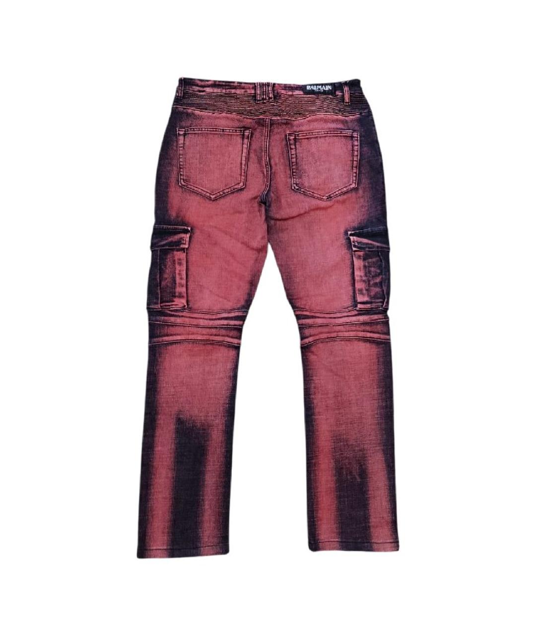 BALMAIN Мульти хлопко-эластановые джинсы скинни, фото 2