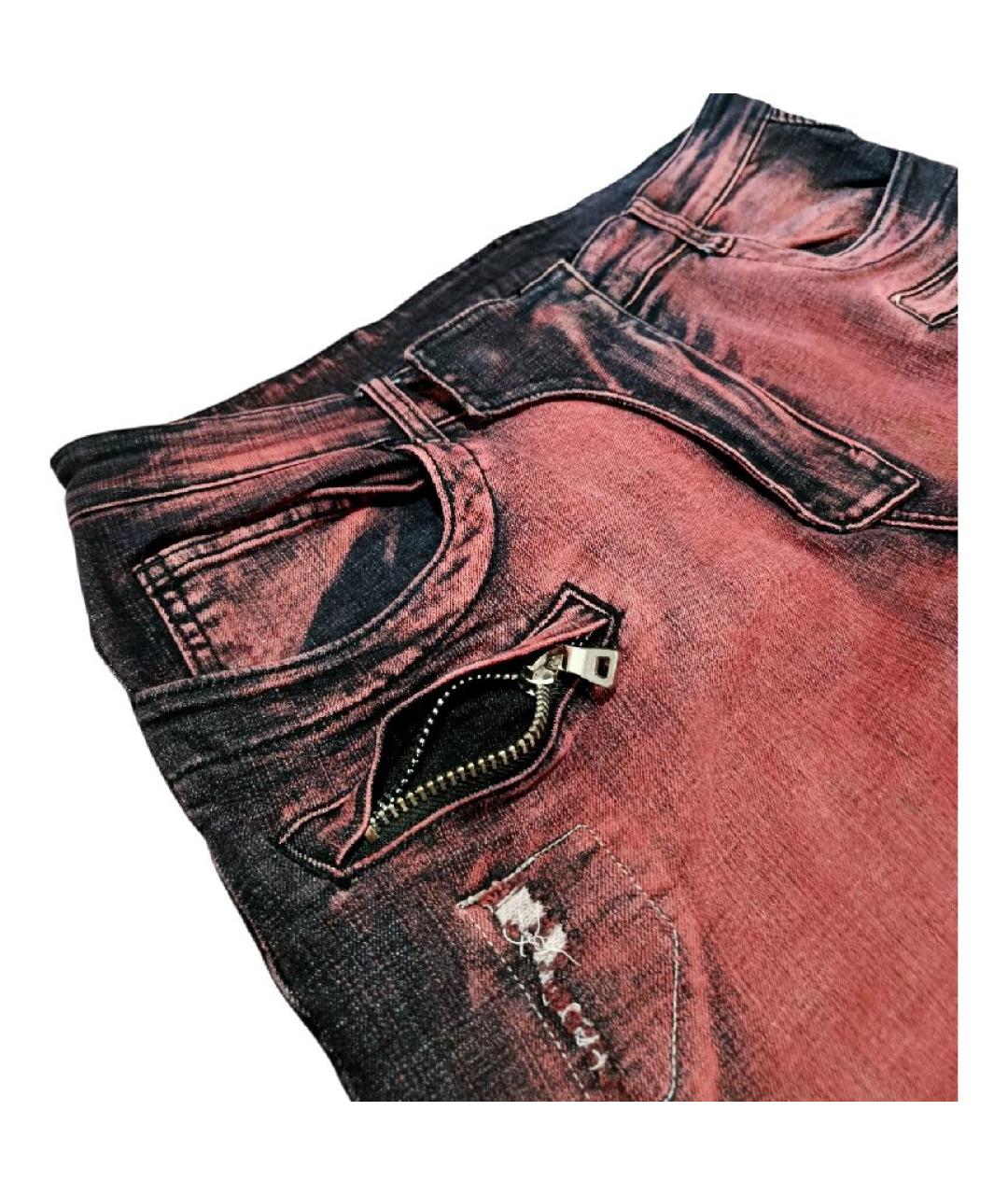 BALMAIN Мульти хлопко-эластановые джинсы скинни, фото 3