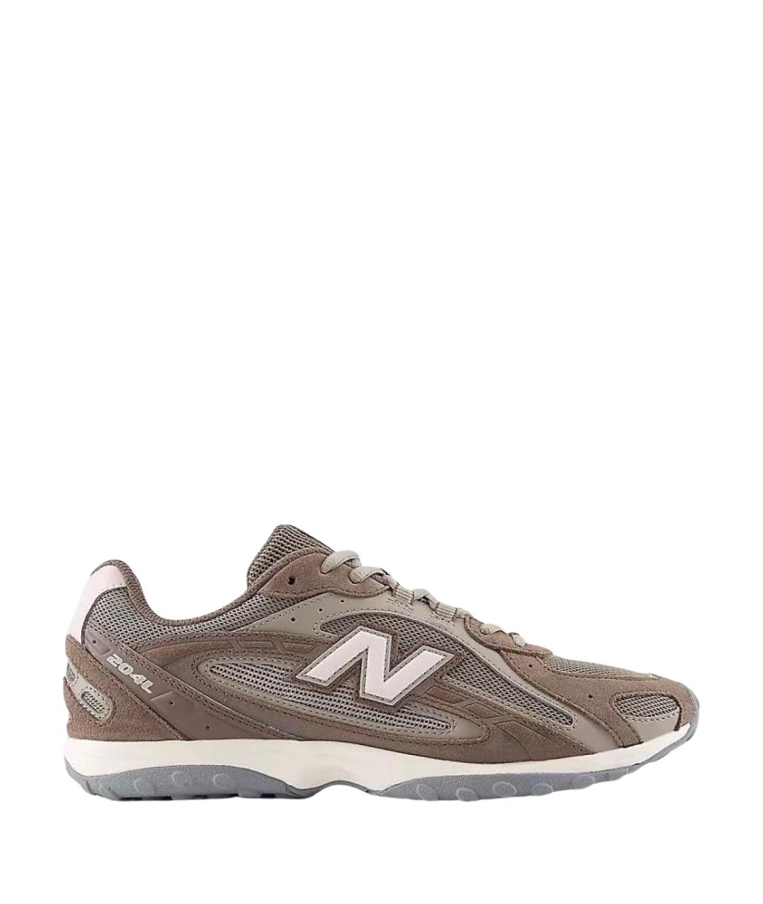 NEW BALANCE Коричневые замшевые кроссовки, фото 1