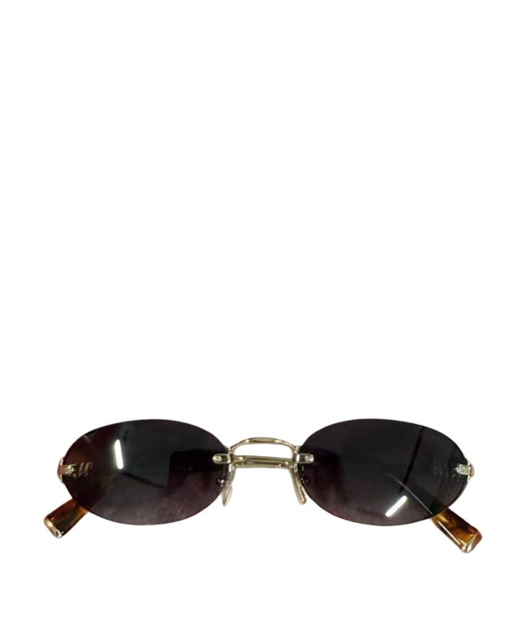 MIU MIU Серые металлические солнцезащитные очки, фото 1