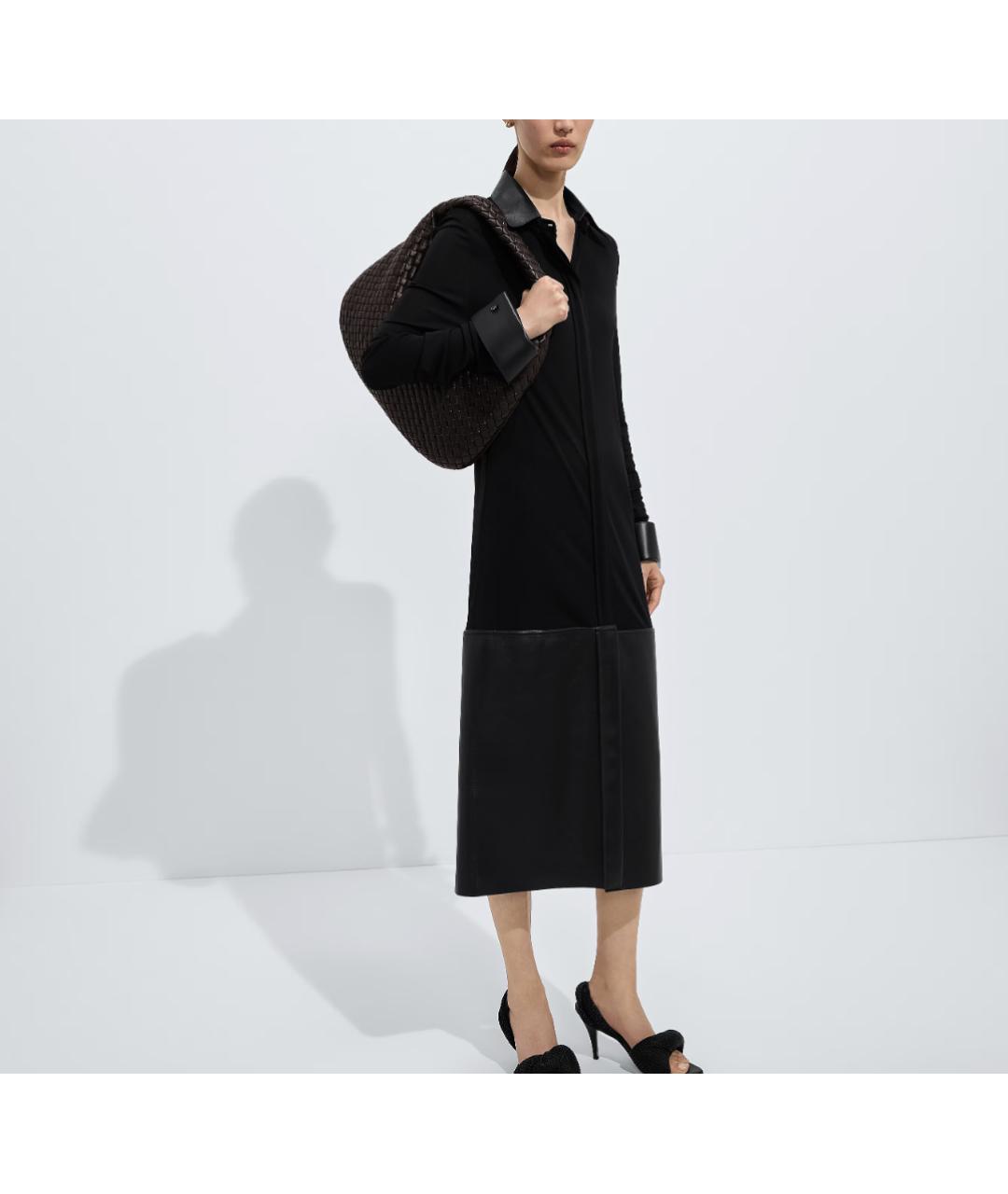 BOTTEGA VENETA Коричневая кожаная сумка тоут, фото 2