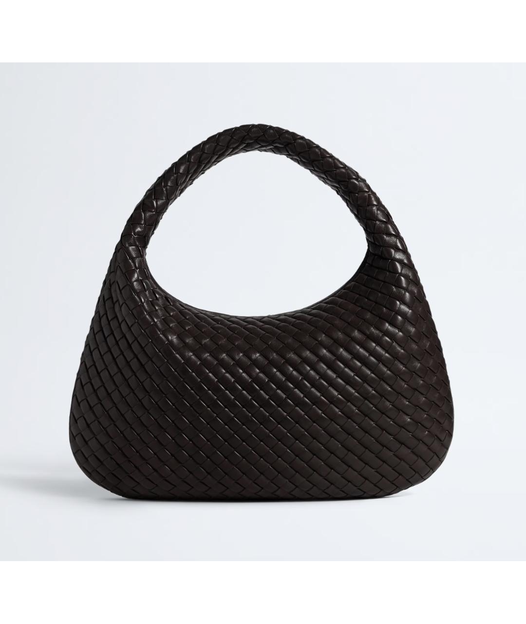BOTTEGA VENETA Коричневая кожаная сумка тоут, фото 4