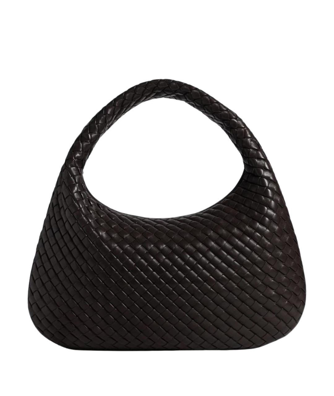 BOTTEGA VENETA Коричневая кожаная сумка тоут, фото 1
