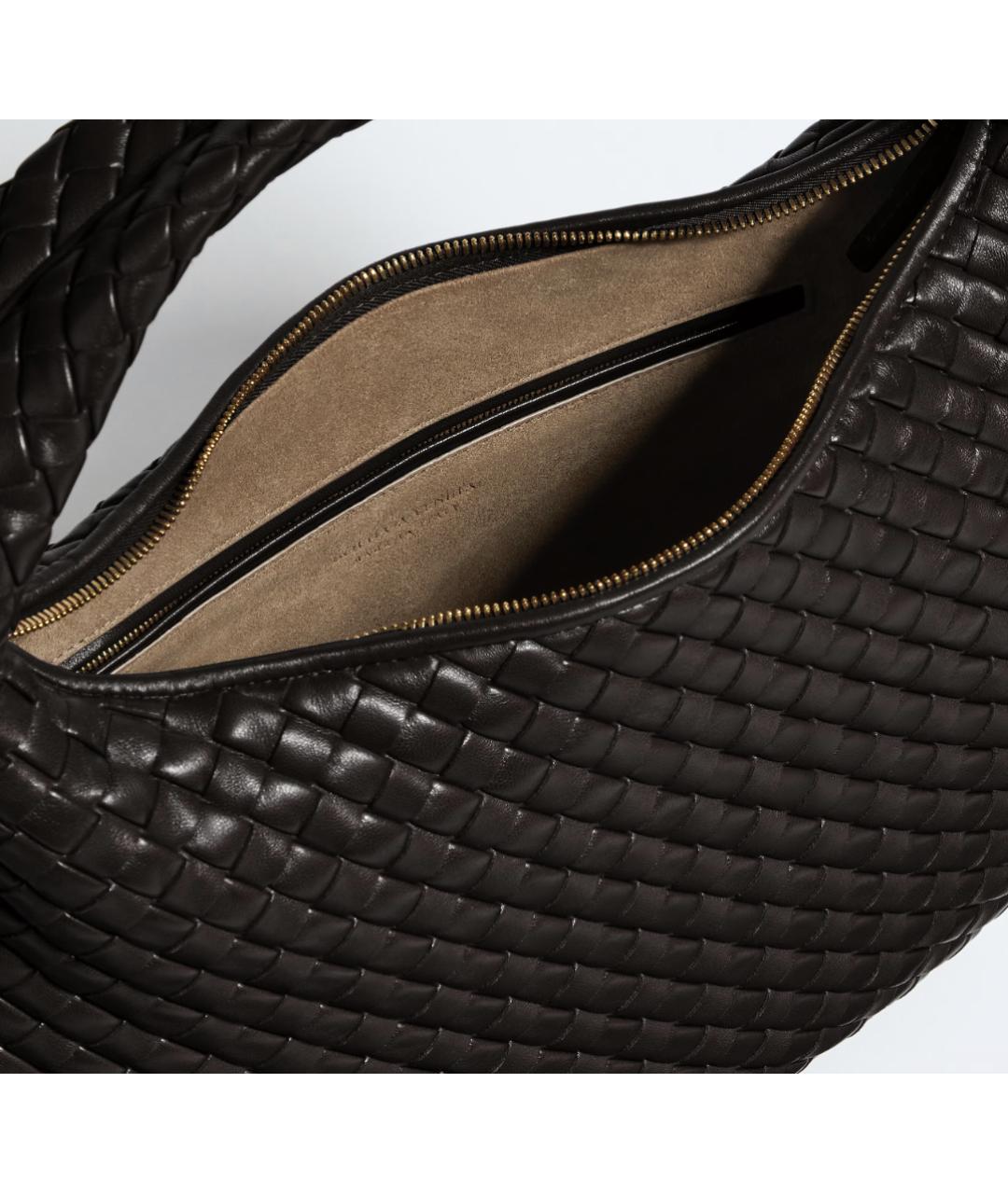 BOTTEGA VENETA Коричневая кожаная сумка тоут, фото 3