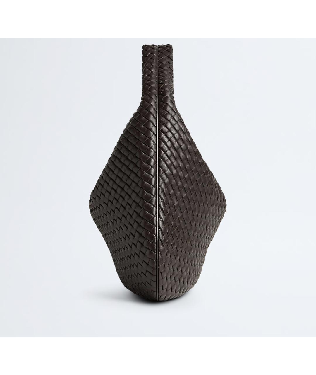 BOTTEGA VENETA Коричневая кожаная сумка тоут, фото 4