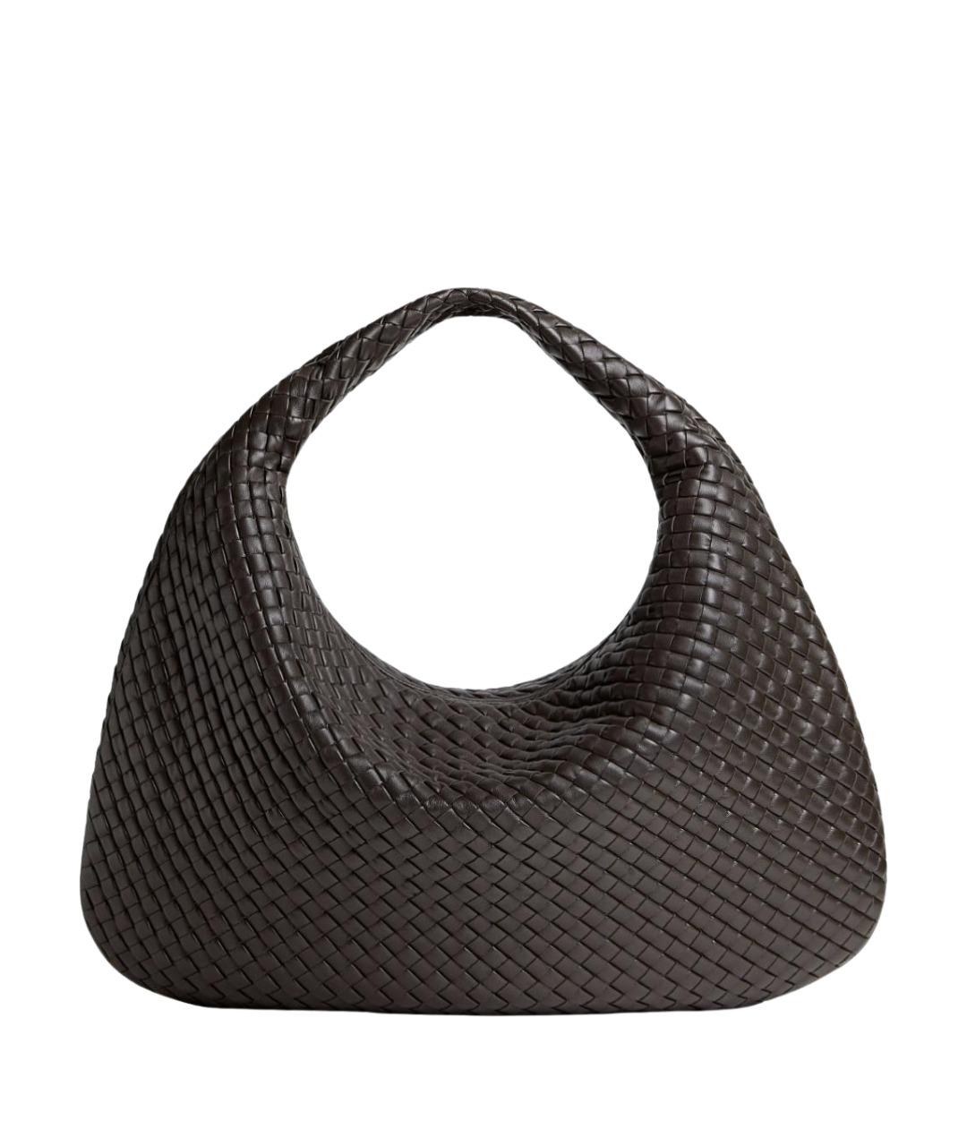 BOTTEGA VENETA Коричневая кожаная сумка тоут, фото 1