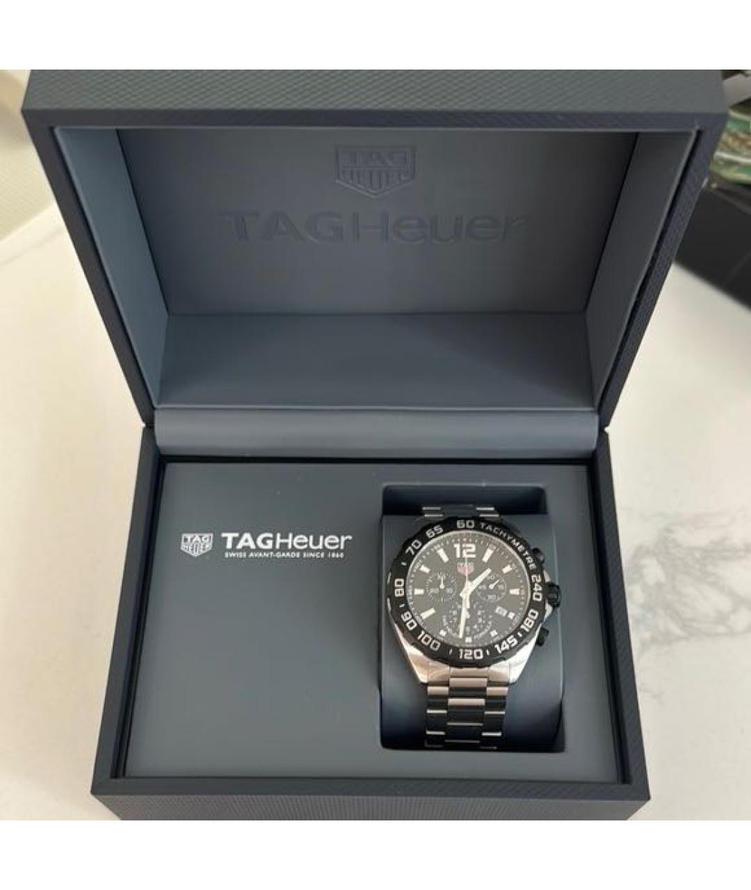 TAG HEUER Черные часы, фото 5