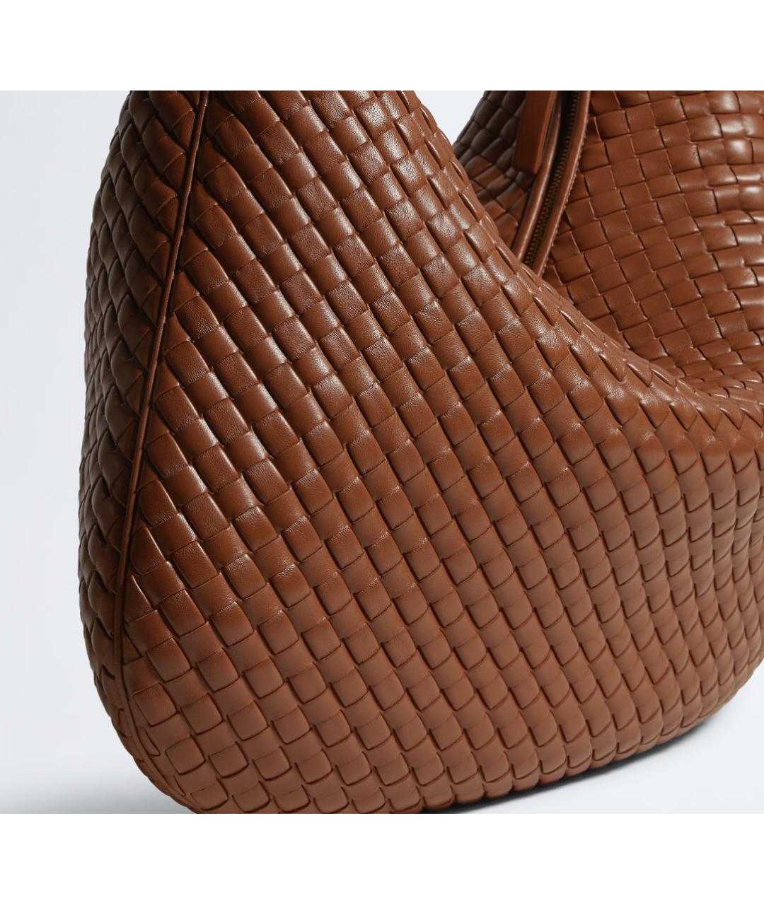 BOTTEGA VENETA Коричневая кожаная сумка тоут, фото 6
