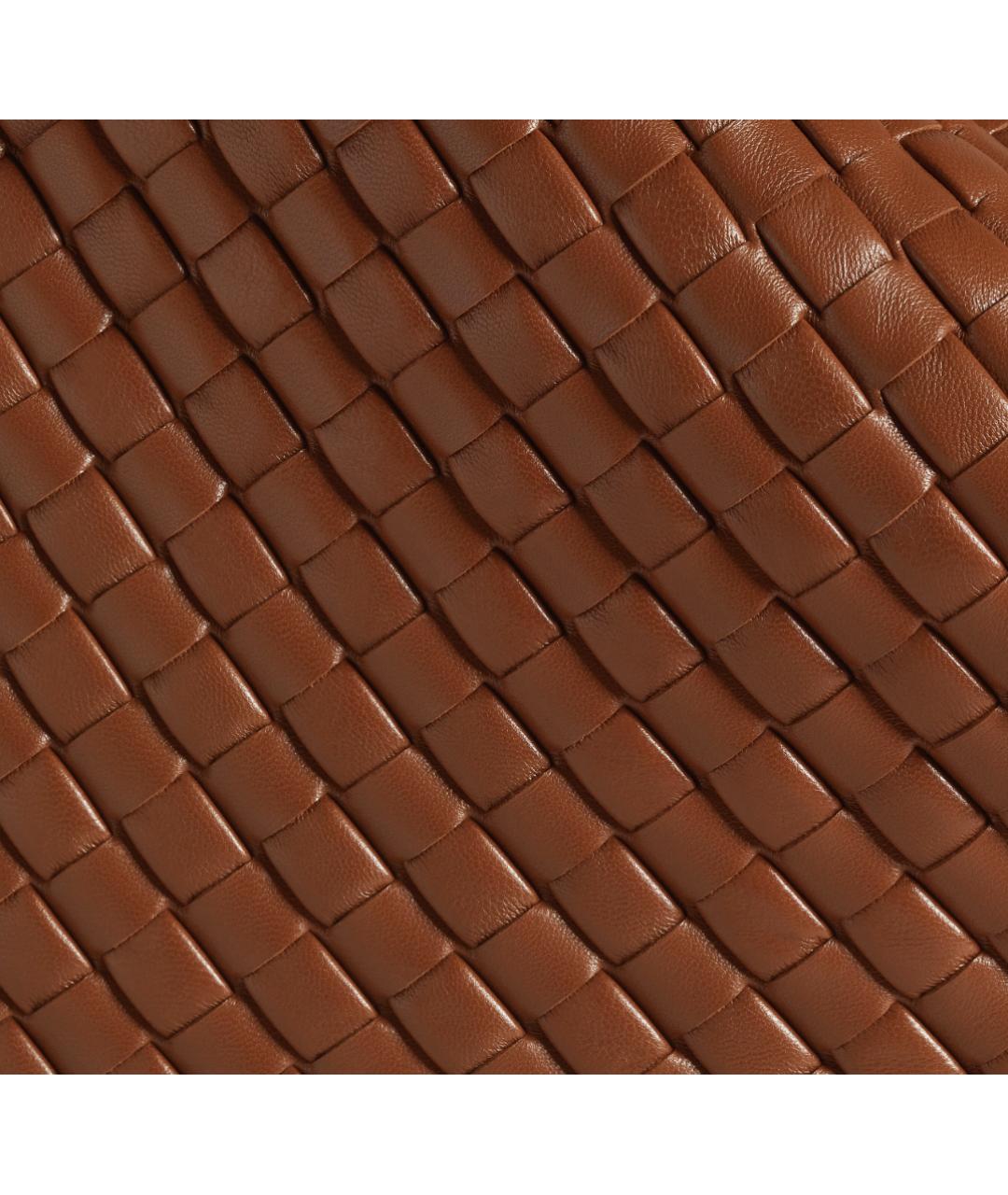 BOTTEGA VENETA Коричневая кожаная сумка тоут, фото 8