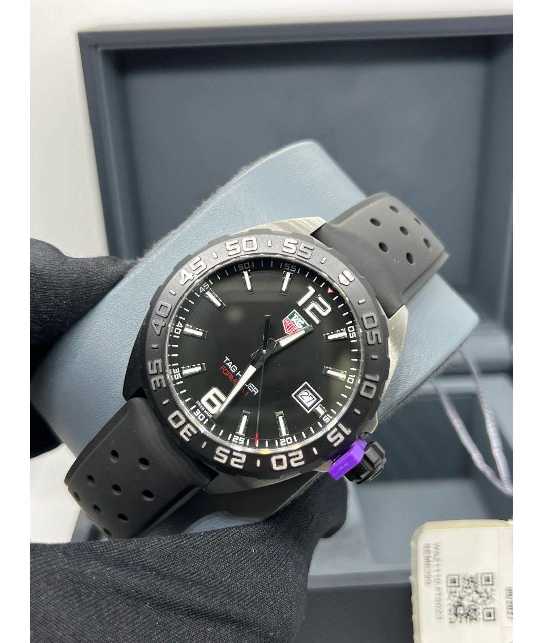 TAG HEUER Черные часы, фото 6