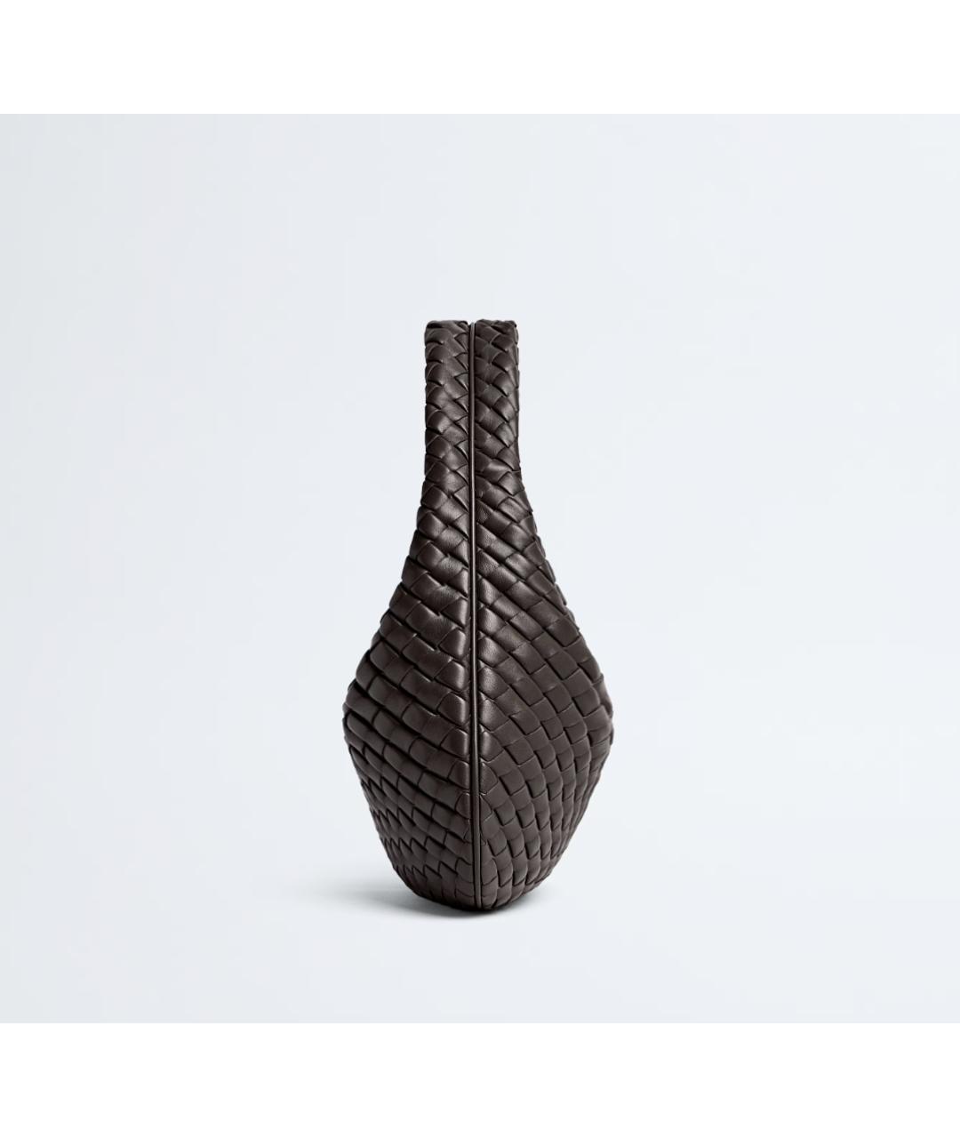 BOTTEGA VENETA Черная кожаная сумка тоут, фото 4