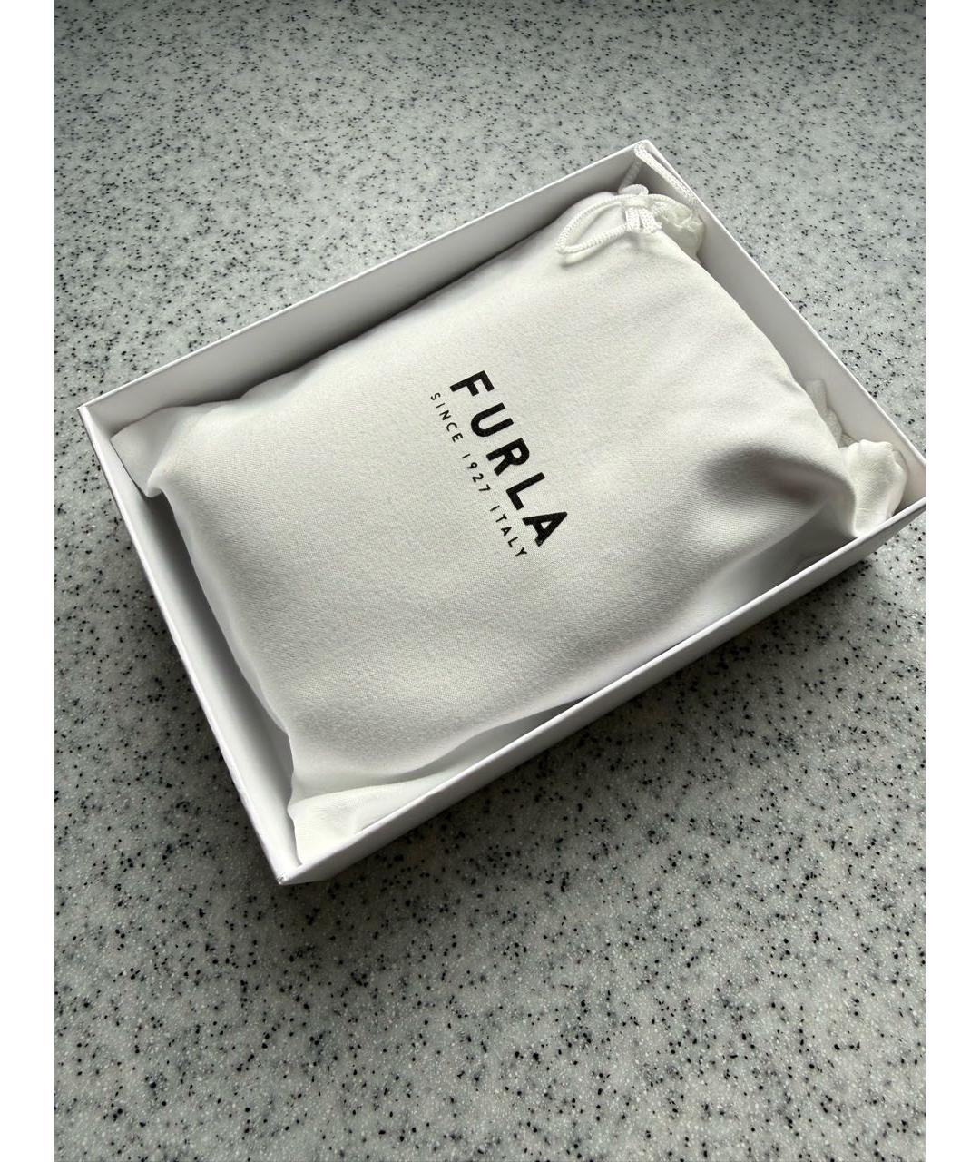 FURLA Фиолетовый кожаный кошелек, фото 6
