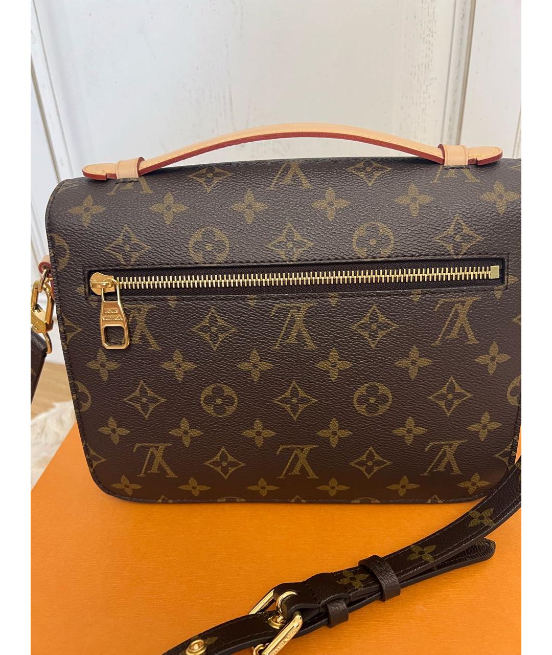 LOUIS VUITTON Коричневая сумка через плечо, фото 3