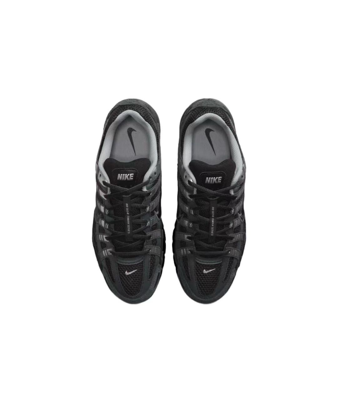 NIKE Антрацитовые замшевые низкие кроссовки / кеды, фото 3