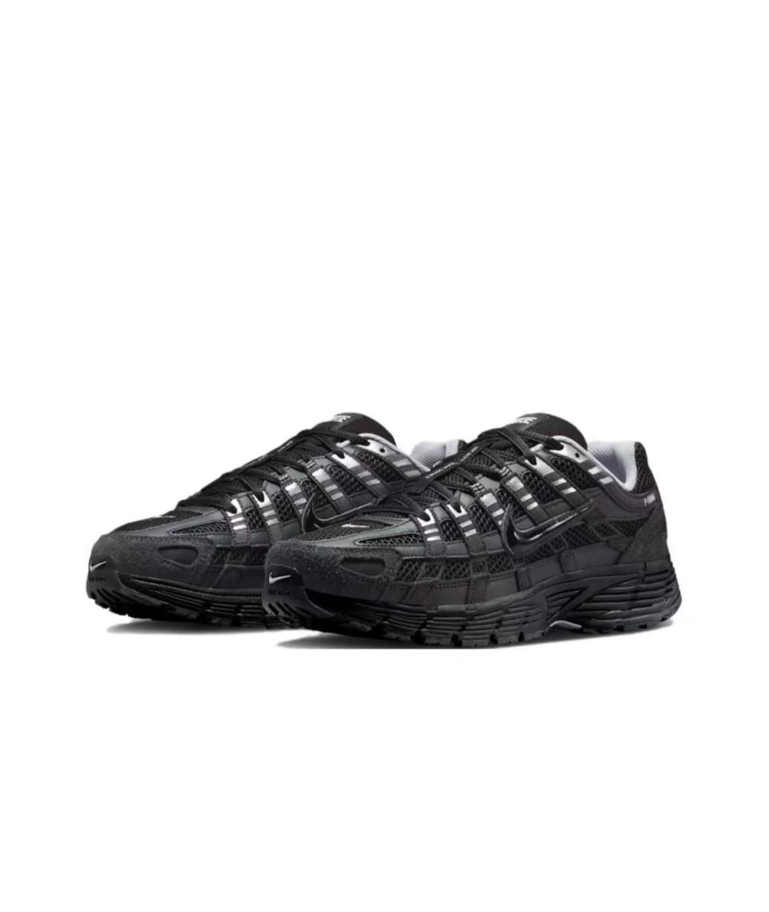 NIKE Антрацитовые замшевые низкие кроссовки / кеды, фото 2