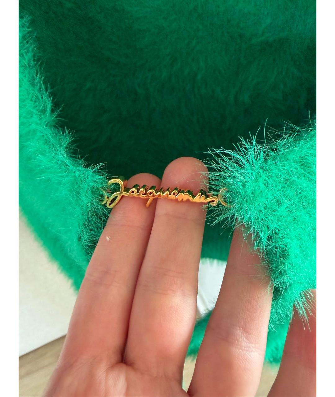JACQUEMUS Зеленая шерстяная футболка, фото 3