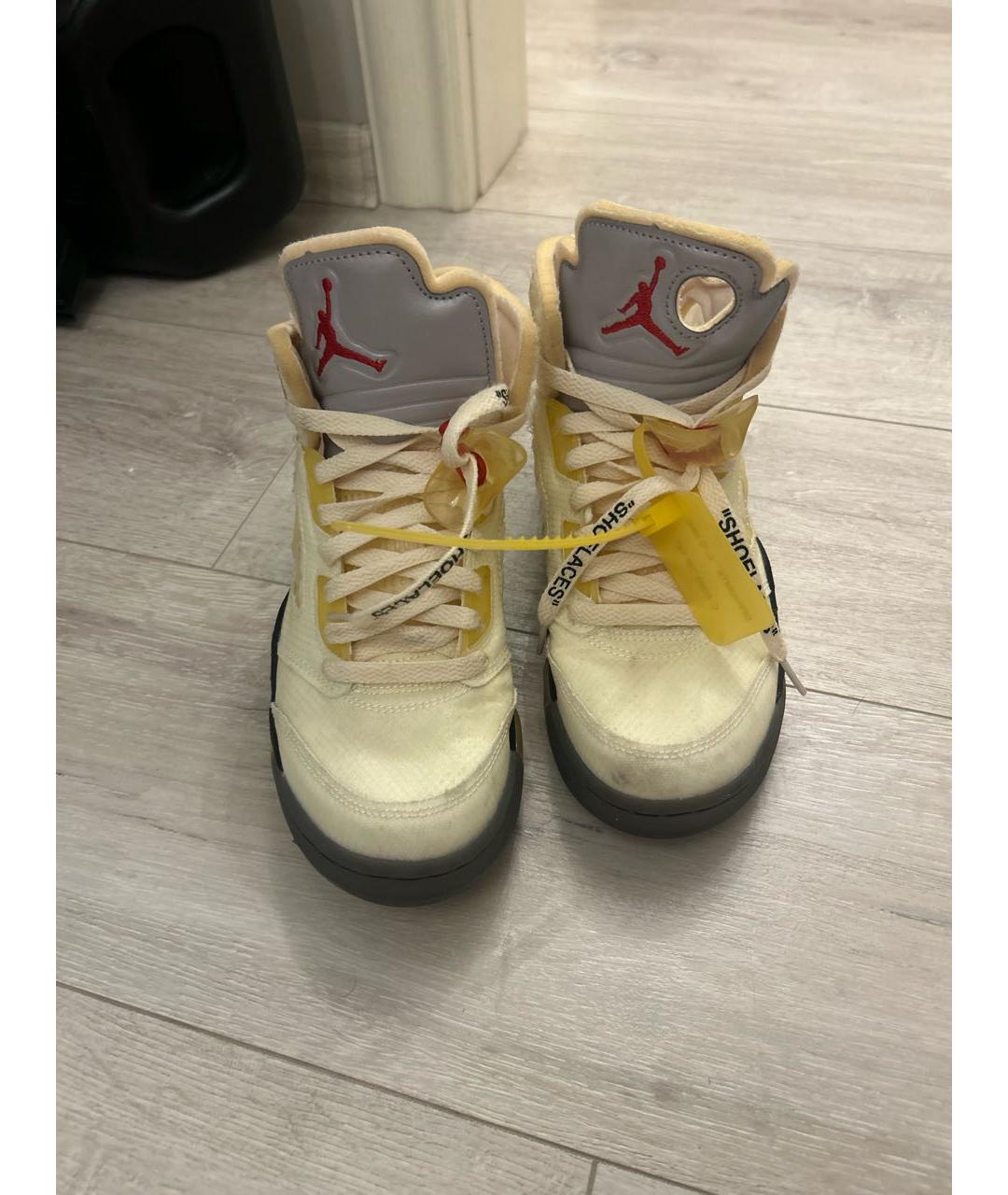 NIKE Желтые синтетические кеды, фото 2