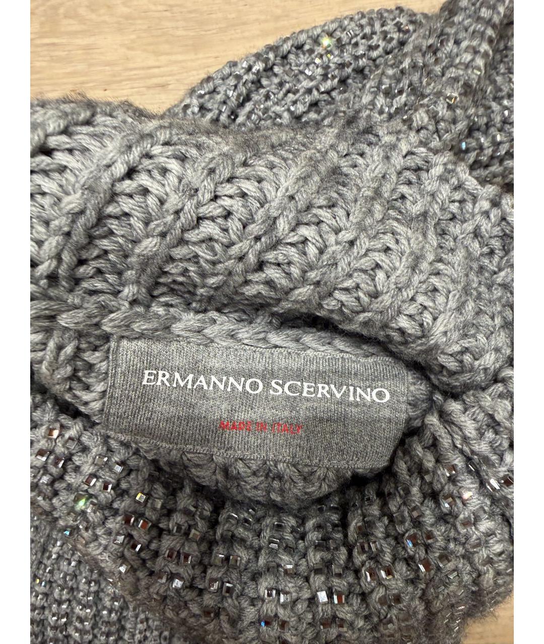 ERMANNO SCERVINO Серый джемпер / свитер, фото 2