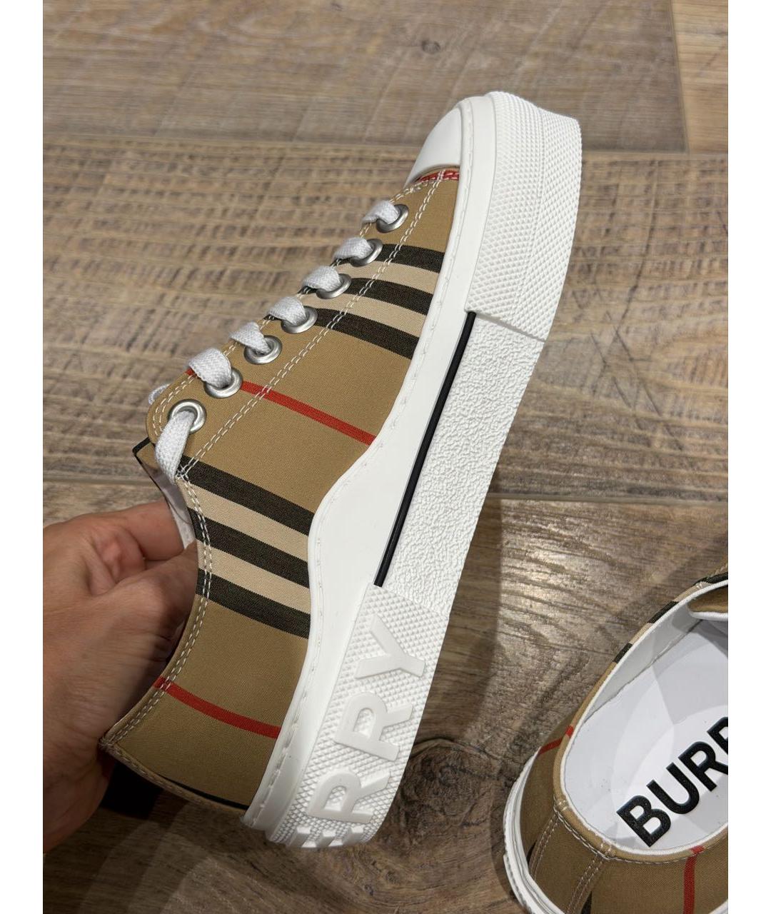 BURBERRY Текстильные кеды, фото 6