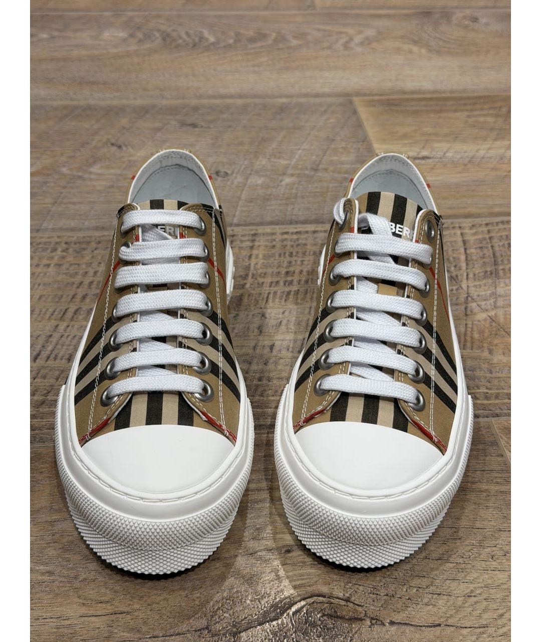 BURBERRY Текстильные кеды, фото 2
