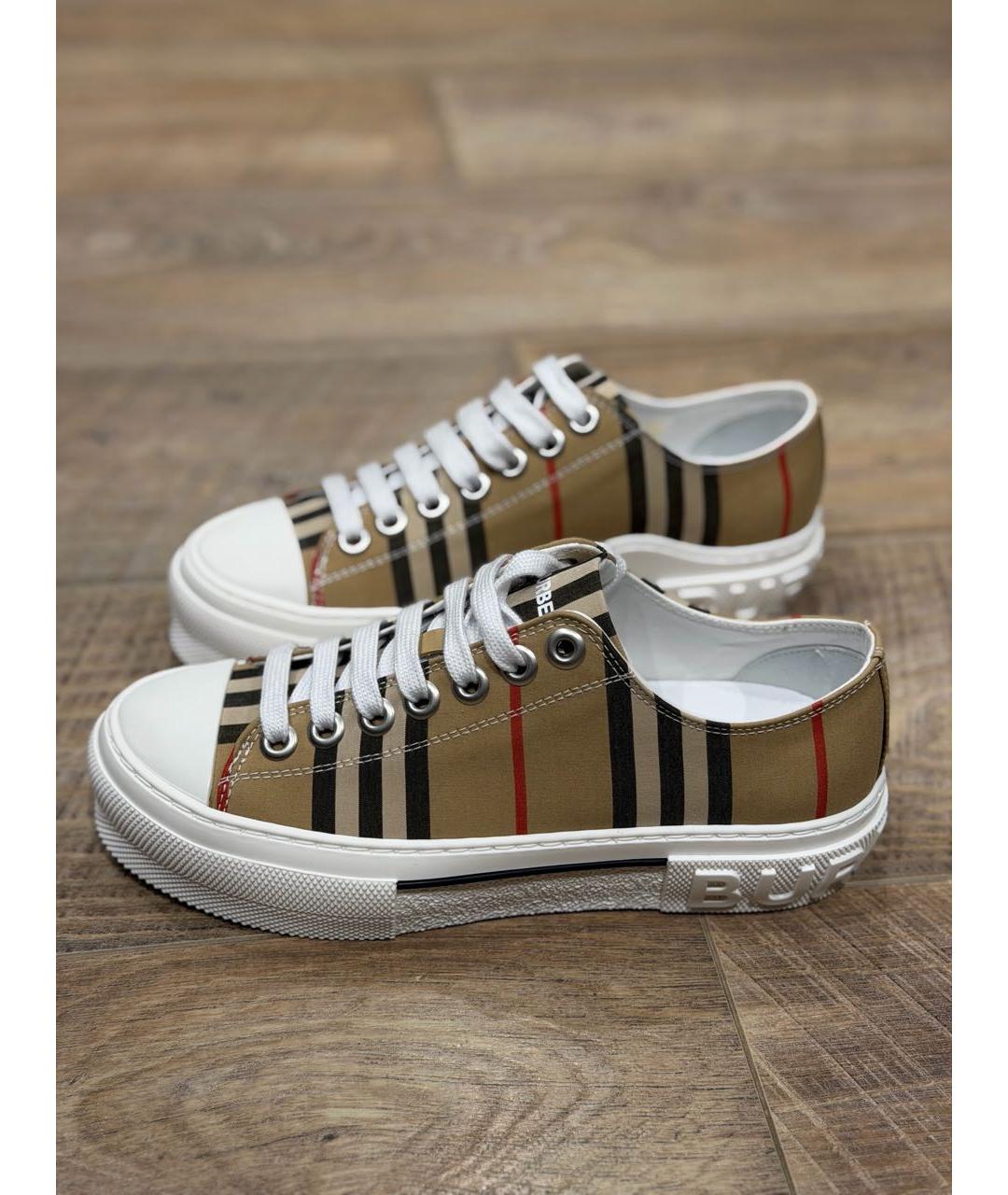 BURBERRY Текстильные кеды, фото 9