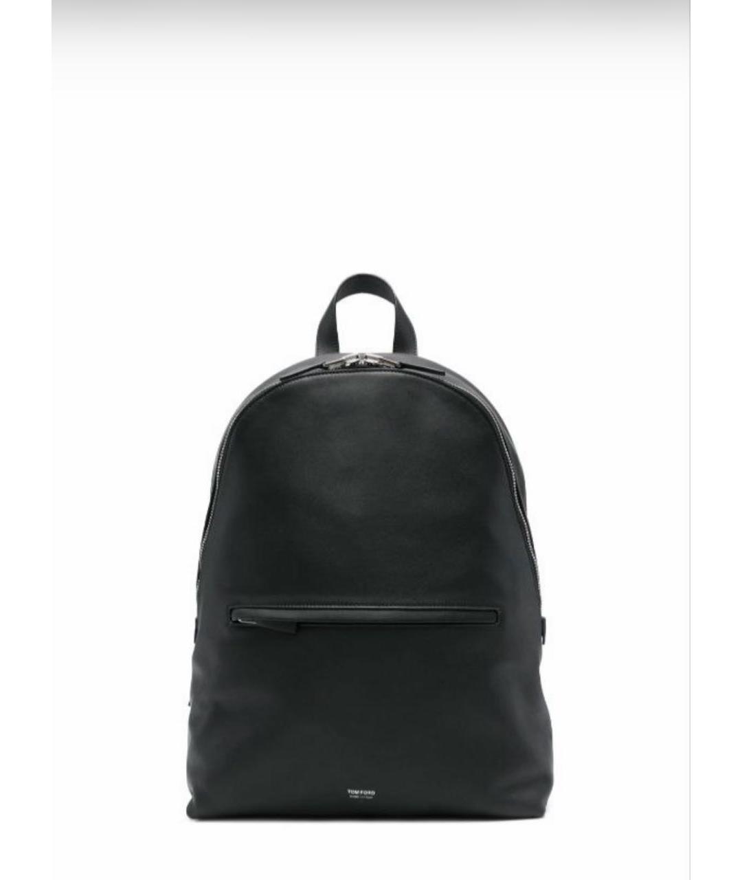TOM FORD Черный кожаный рюкзак, фото 9