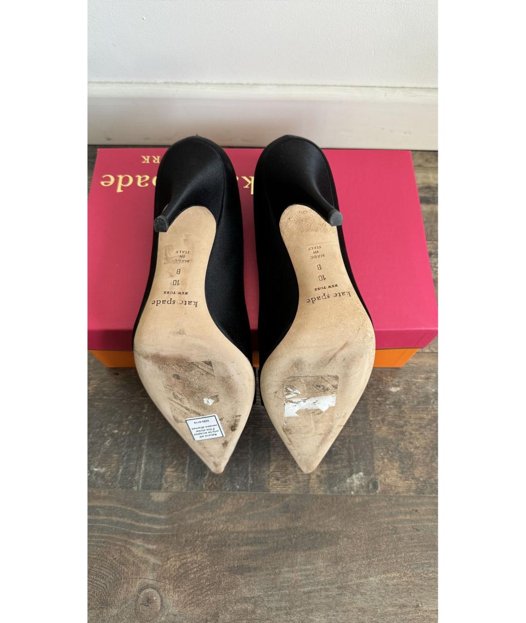 KATE SPADE Черные текстильные туфли, фото 9