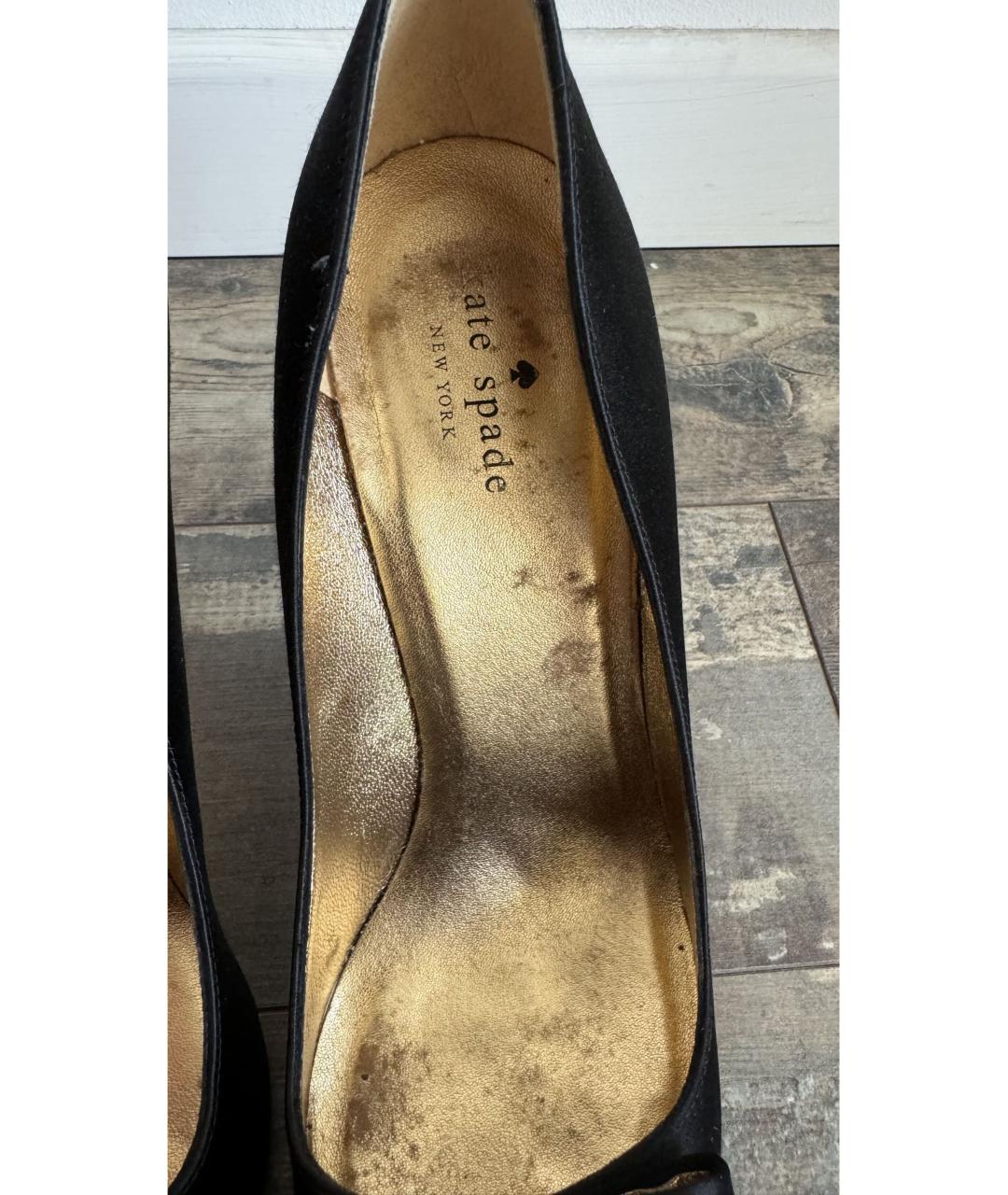 KATE SPADE Черные текстильные туфли, фото 6