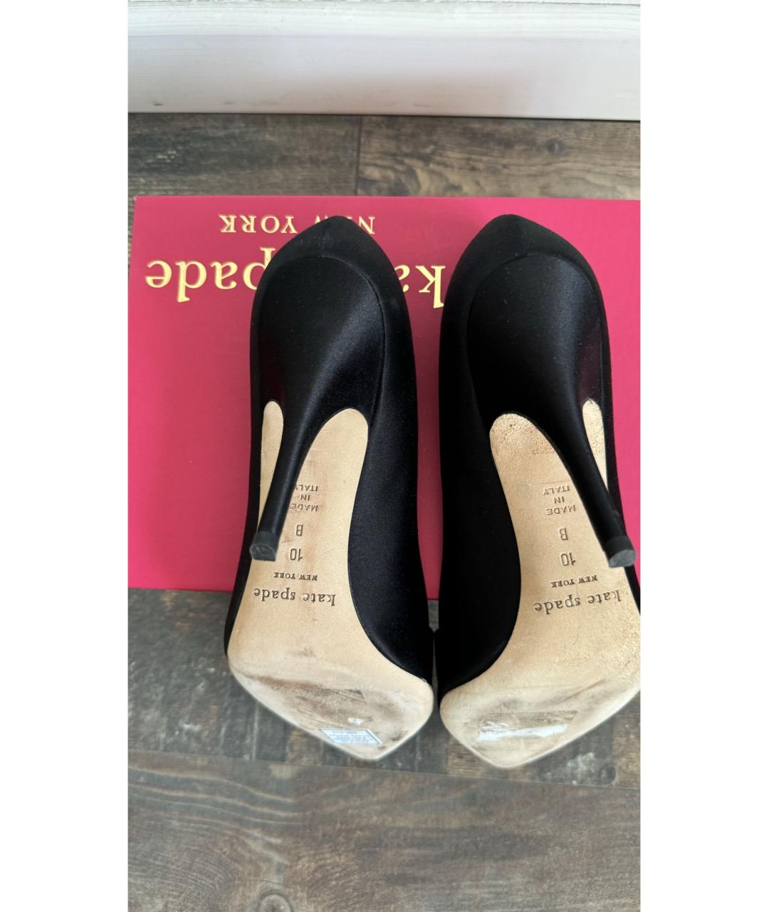 KATE SPADE Черные текстильные туфли, фото 8